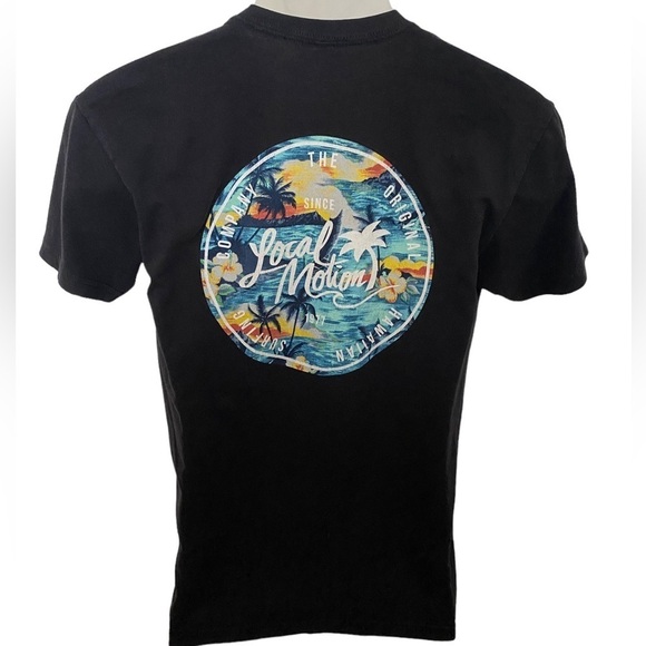 LOCAL MOTION “The Original Hawaiian Surfing Co” Tee Shirt Men S Small - Picture 1 of 6